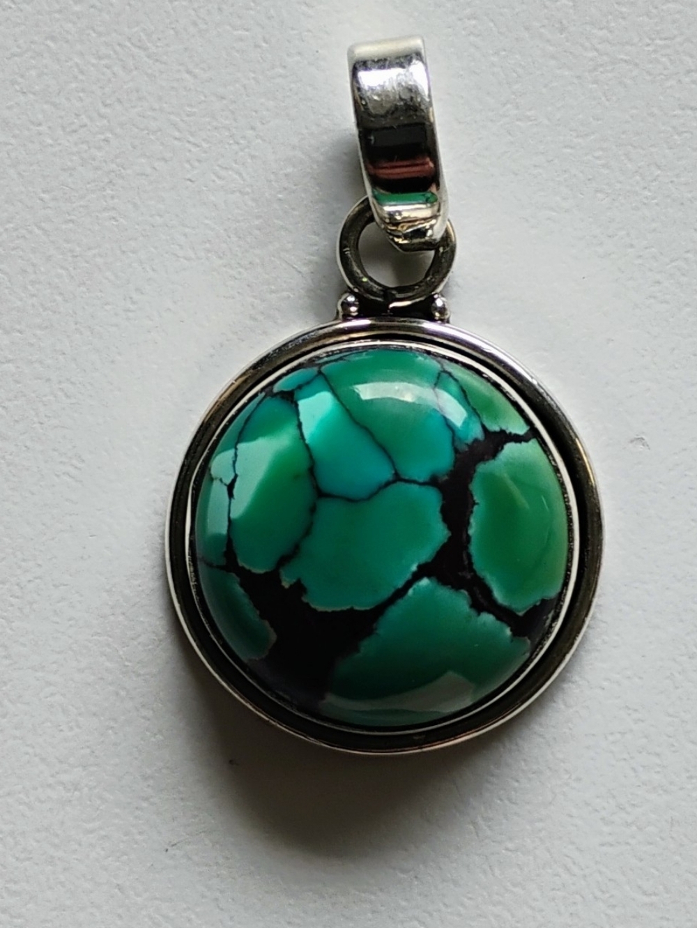 Bao Canyon Turquoise Pendant Sterling Silver